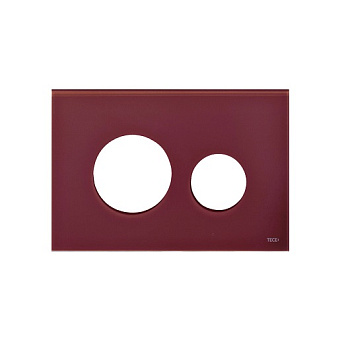 лицевая панель tece teceloop modular 9240679, рубиновое стекло