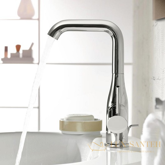 смеситель grohe essence 32628dc1 для раковины, сталь