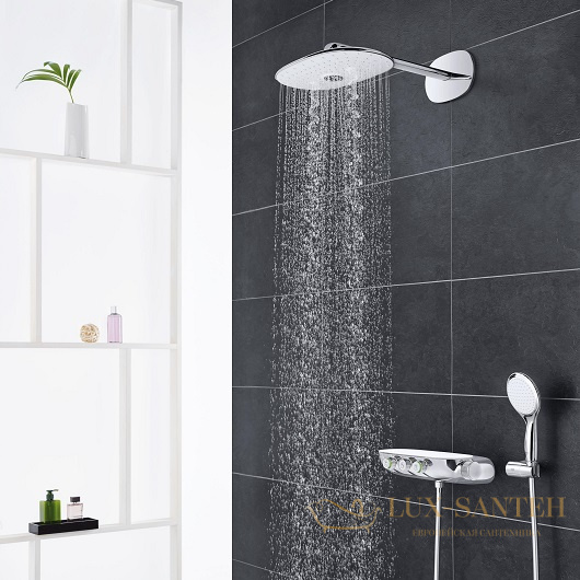 душевая система grohe rainshower smartcontrol 360 duo 26443ls0, белый