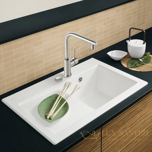 кухонная мойка villeroy & boch subway 45 671401r1 ceramicplus 780×510 мм, белый