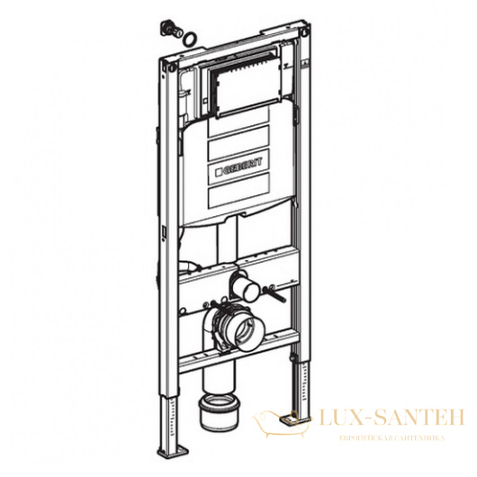 инсталляция для подвесного унитаза geberit duofix up320 111.300.00.5