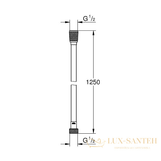 гигиенический комплект grohe bauedge 124898, хром