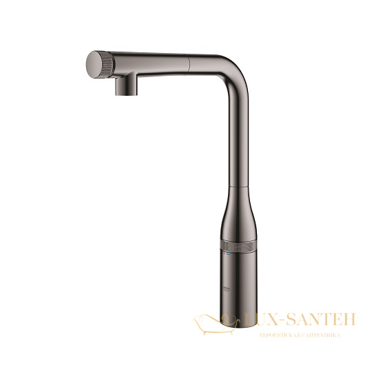 смеситель grohe essence smartcontrol 31615a00 для мойки, темный графит глянец