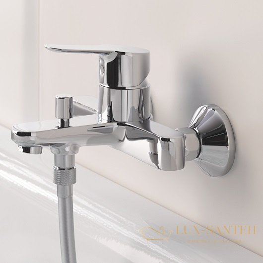 смеситель grohe bauedge 23334000 для ванны, хром