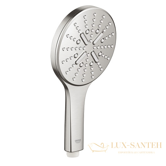 ручной душ grohe rainshower smartactive 130 26574dc0 9,5 л/мин, сталь