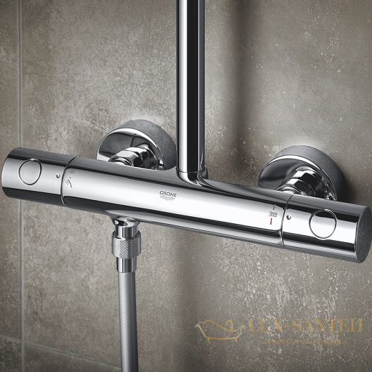 душевая система grohe tempesta cosmopolitan 250 cube 26689000 9,5 л/мин, хром