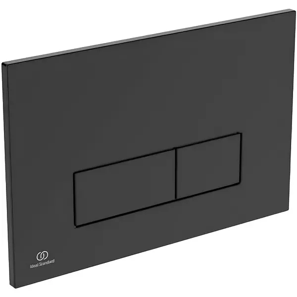 комплект  ideal standard tesi rimless tt00003/121a6, унитаз с инсталляцией, с сиденьем и клавишей смыва, черный матовый