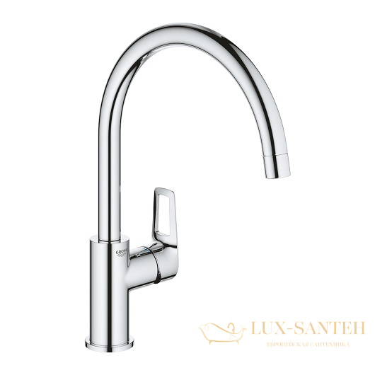 смеситель grohe bauloop 31368001 для мойки, хром