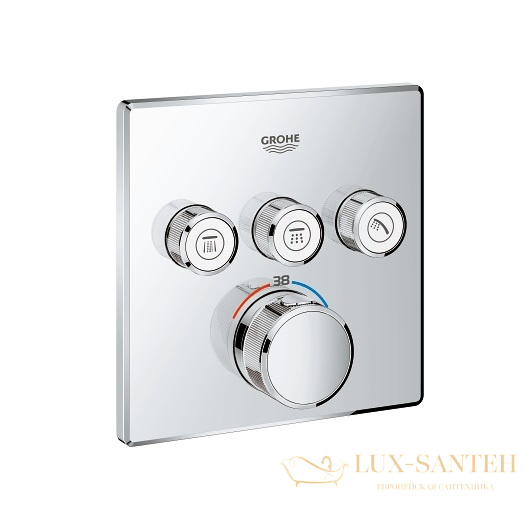 термостат grohe grohtherm smartcontrol 29126000, хром