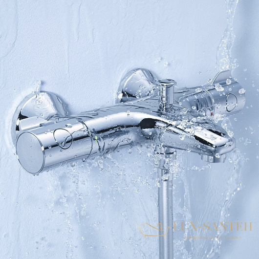 термостатический смеситель grohe grohtherm 800 34576000 для ванны, хром