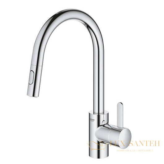 смеситель grohe eurosmart cosmopolitan 31481001 для мойки, хром