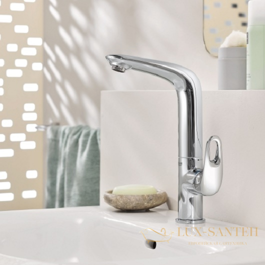 смеситель grohe eurostyle 23569003 для раковины, хром