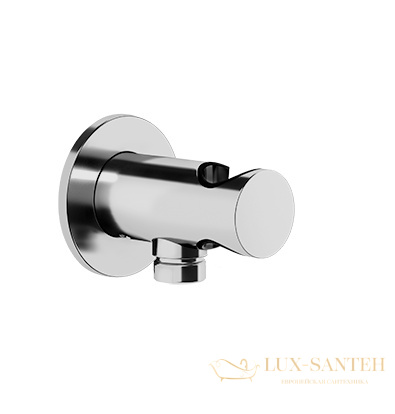 подключение для душевого шланга gessi anello 63461.149 с держателем душа, нержавеющая сталь