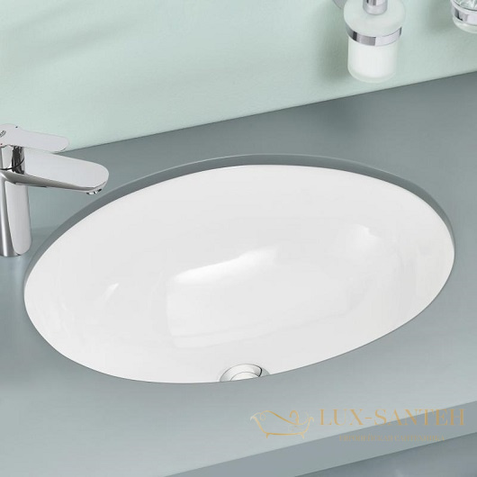 раковина встраиваемая снизу grohe bau ceramic 39423000, белый