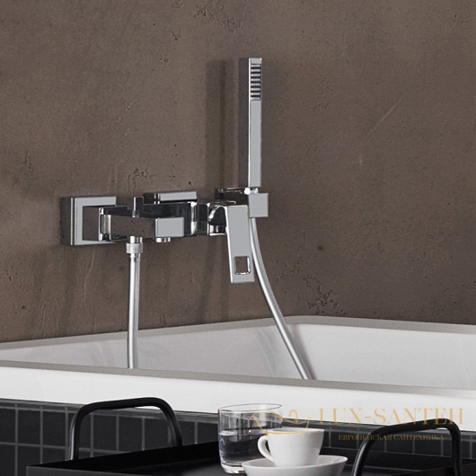 смеситель grohe eurocube 23141000 для ванны, хром