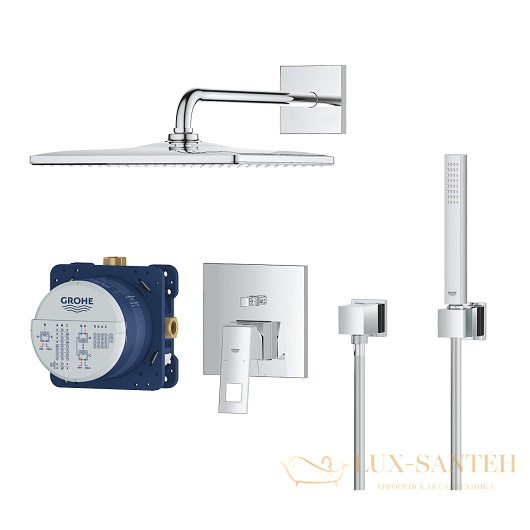 душевая система grohe eurocube 25238000, хром