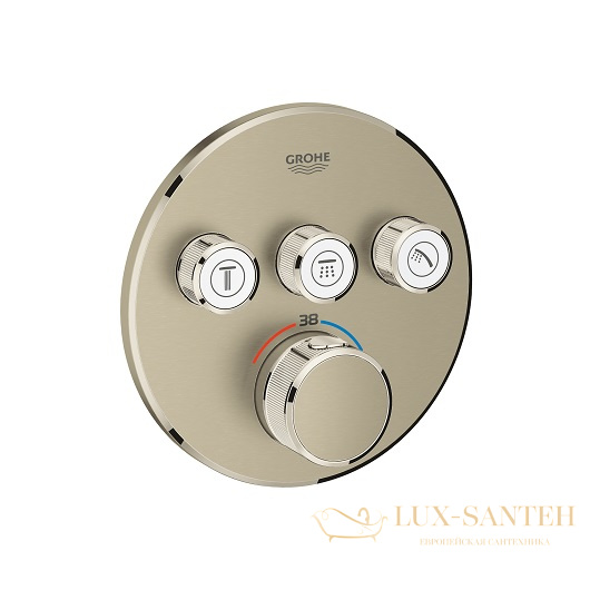 термостат grohe grohtherm smartcontrol 29121en0, никель