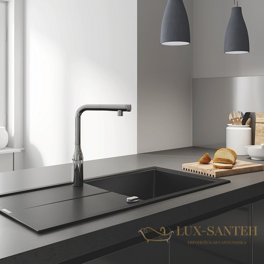 смеситель grohe essence smartcontrol 31615000 для мойки, хром