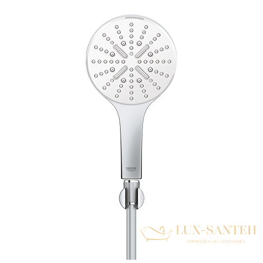 душевой гарнитур grohe rainshower smartactive 130 26581ls0, белый