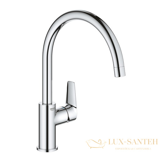 смеситель grohe bauedge 31367001 для мойки, хром