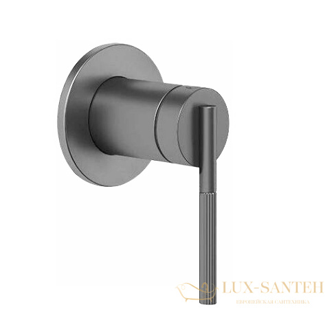 смеситель gessi ingranaggio 63609.149 для душа, внешняя часть, finox brushed nickel