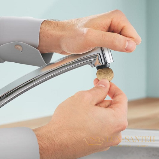 смеситель grohe baueco 31680000 для мойки, хром