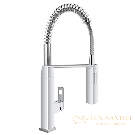 смеситель grohe eurocube 31395000 для мойки, хром