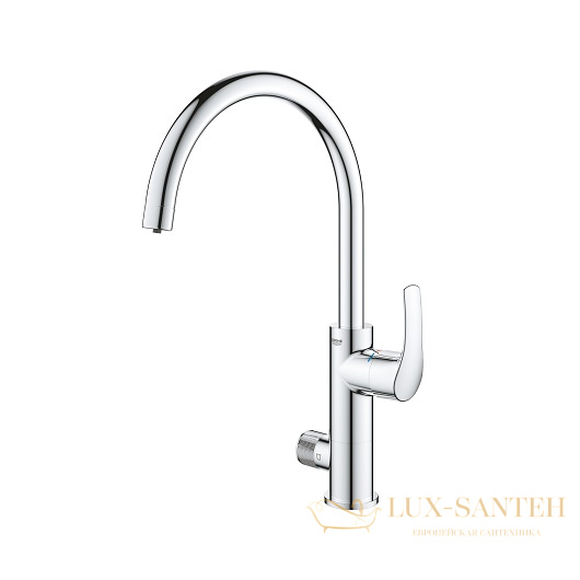 смеситель grohe blue pure eurosmart 31722000 для мойки, хром