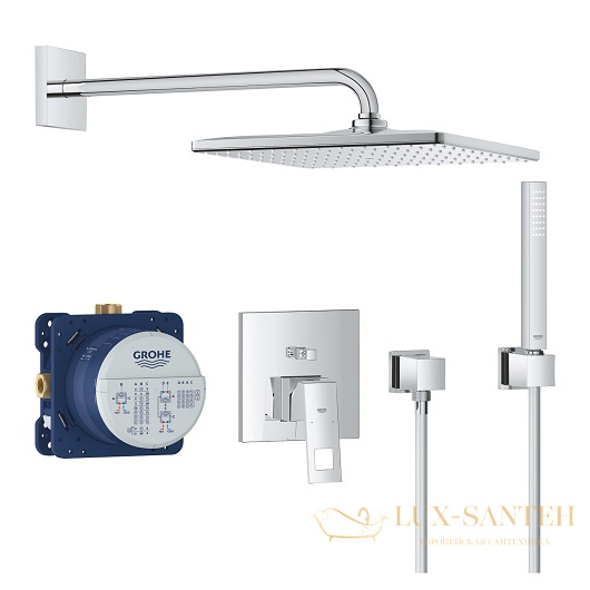 душевая система grohe eurocube 25238000, хром