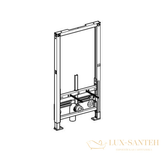 инсталляция для подвесного биде geberit duofix 111.539.00.1 высота 98 см