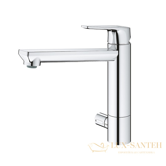 смеситель grohe bauedge 31696000 для мойки, хром