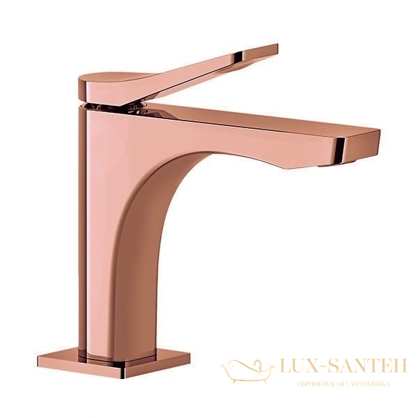 смеситель для раковины gessi rilievo 59002.030, copper pvd