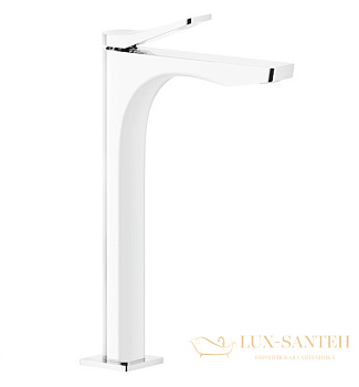 смеситель для раковины высокий gessi rilievo 59010.279, white cn