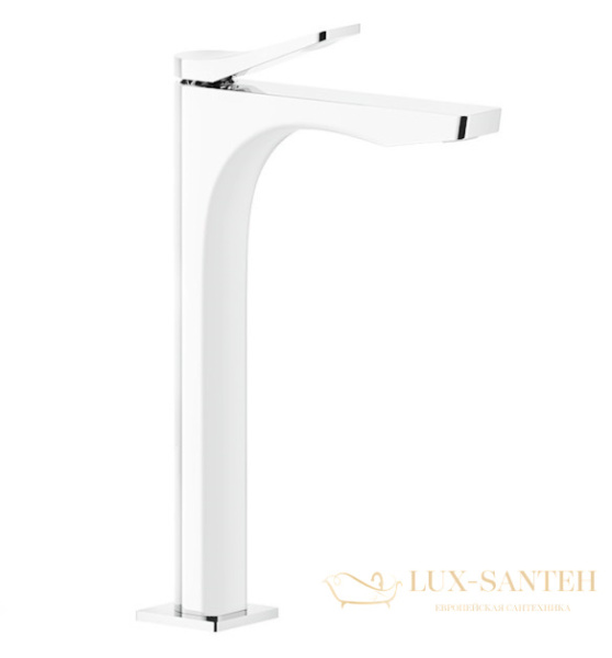 смеситель для раковины высокий gessi rilievo 59010.279, white cn