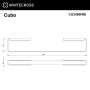 полотенцедержатель 450 мм. whitecross cubo cu2450nib, брашированный никель