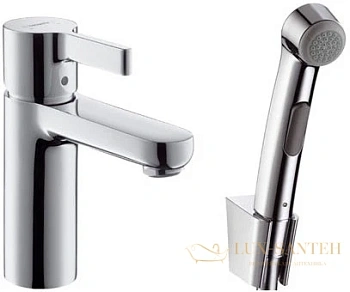 смеситель для раковины hansgrohe metris s 31160000 с душем