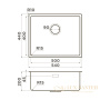 кухонная мойка omoikiri tadzava 54-u/i-in ultra 15 4997116, нержавеющая сталь