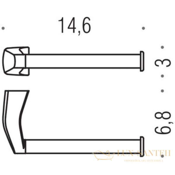 бумагодержатель colombo design road b8008, хром