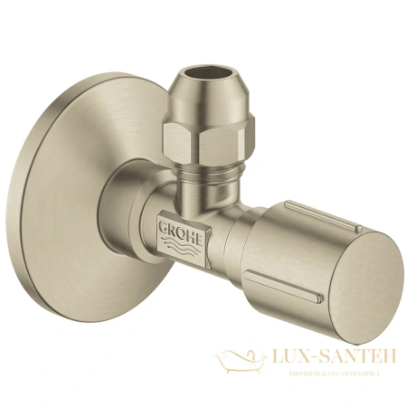 угловой вентиль grohe 22037en0, 1/2"х3/8", никель матовый