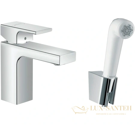 набор раковины hansgrohe vernis shape 71216000 с гигиеническим душем, хром