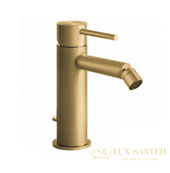 смеситель gessi 316 flessa 54007.727 для биде, brushed brass pvd