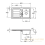 кухонная мойка villeroy & boch flavia 50 330501r1 ceramicplus 900×510 мм, белый