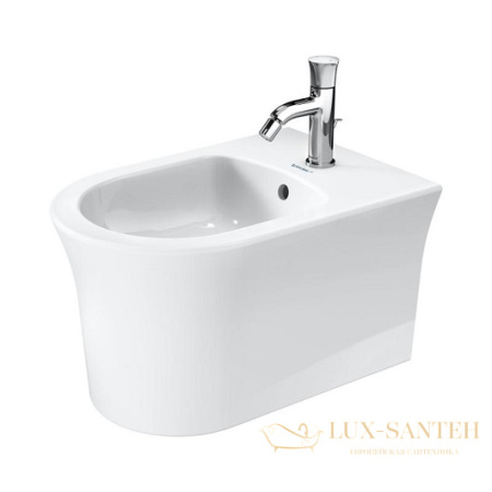 биде duravit white tulip 2293150000 подвесное, белый