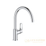 смеситель grohe bauflow 31230001 для мойки, хром