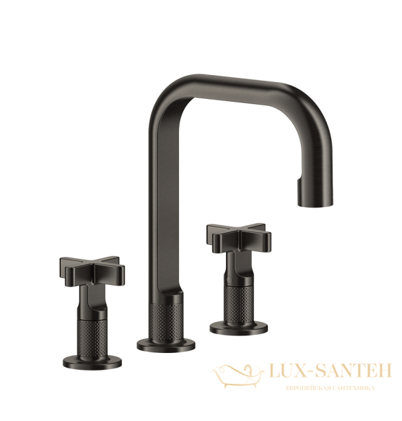 смеситель gessi inciso+ 58114.299 для раковины, black xl