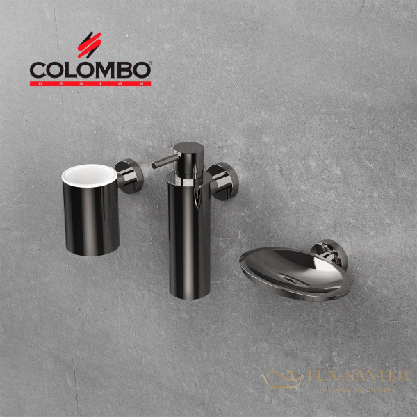 дозатор colombo design plus w4981.gl 150 мл, графит полированный