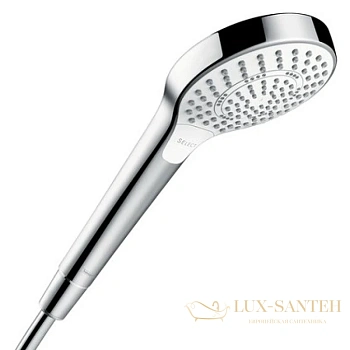 ручной душ multi hansgrohe croma select s 26800400 белый/хром