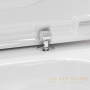 сиденье с крышкой hansgrohe creektide q 60126450, для унитаза softclose, белый глянцевый