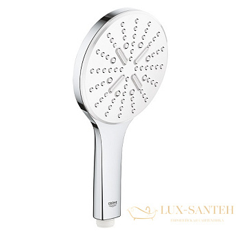 ручной душ grohe rainshower smartactive 130 26544ls0, белый