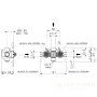 внутреняя часть nicolazzi c4913, для термостатического смесителя 3/4", без запорного вентиля